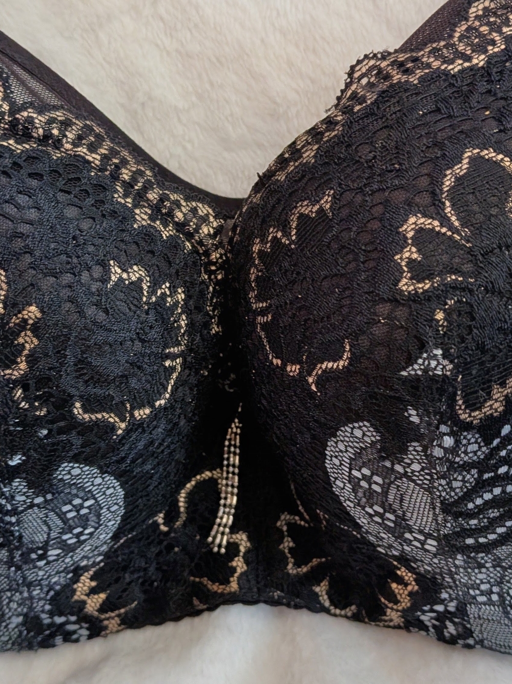 Black Lace Underwire Bra - Women Intimates 38B